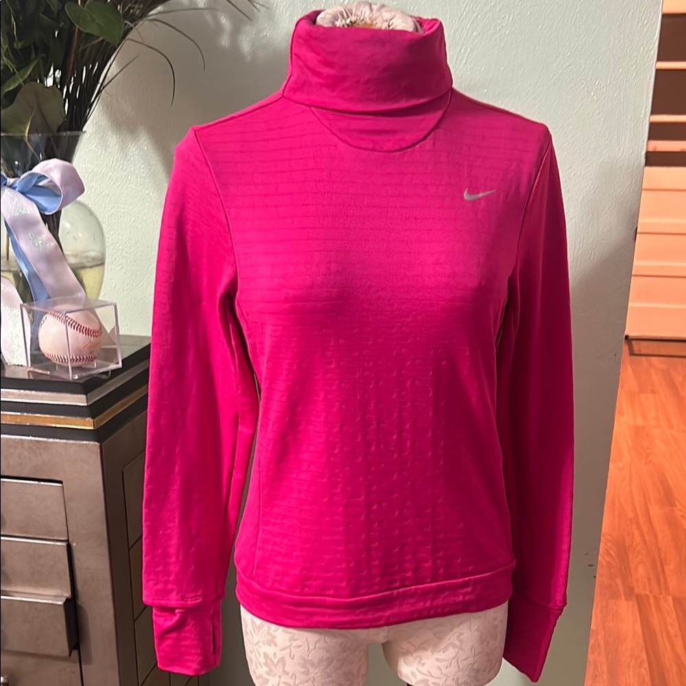 Nike Pink Turtleneck Sweatshirt